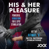 Vibrating Silicone Penis Sleeve - Light
